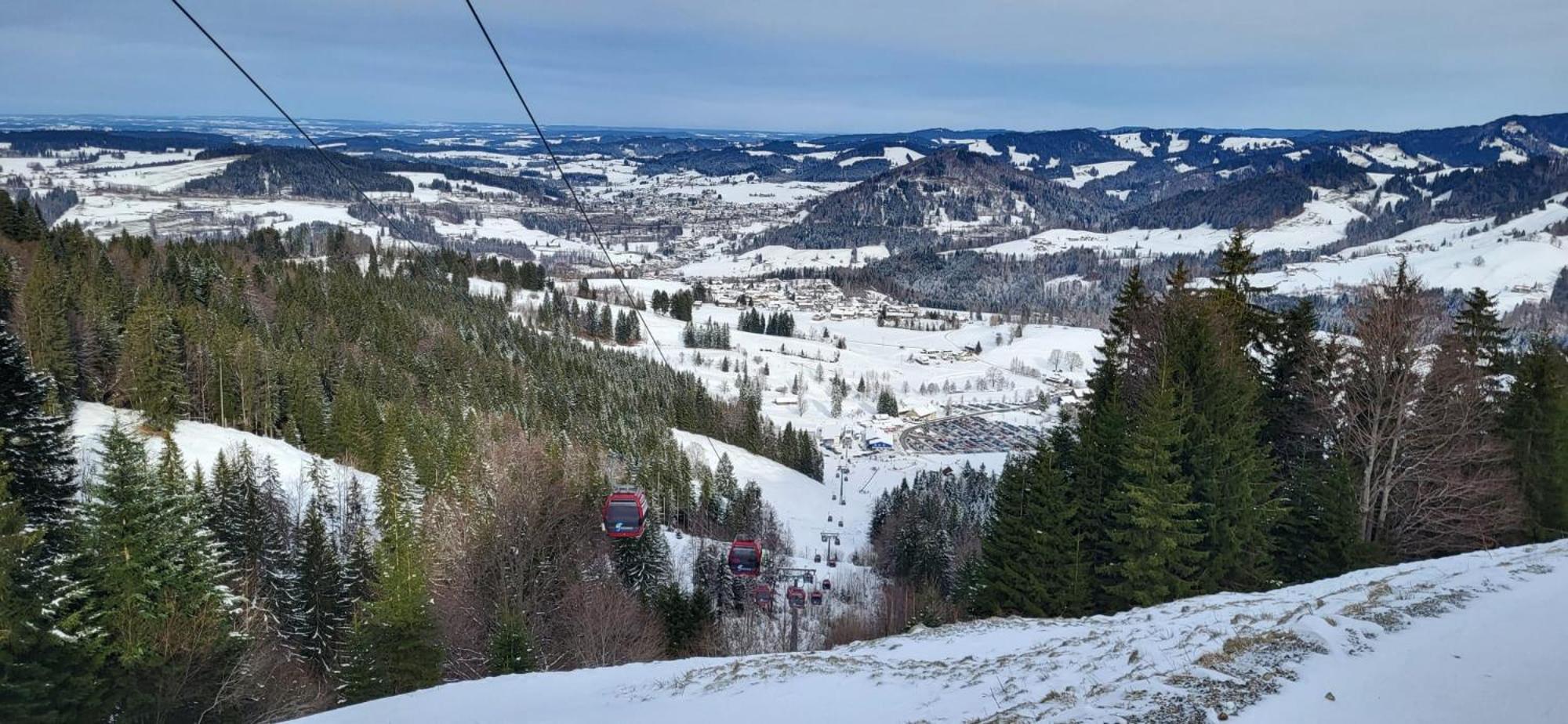FeWo Allgäuzeit mit WLAN in Oberstaufen Steibis Exterior foto